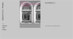 Desktop Screenshot of galerie-prestel.de